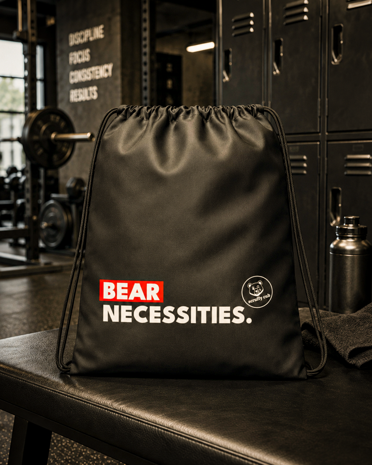 Bear Necessities Drawstring bag